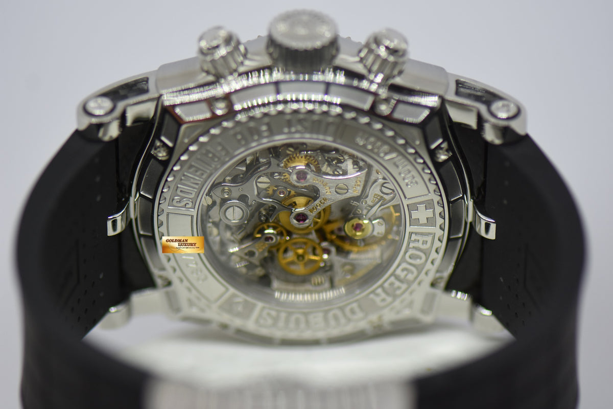 [SOLD] ROGER DUBUIS EASY DIVER JUST FOR FRIENDS 46mm STEEL IN RUBBER RD56 MANUAL WINDING SE46.56 (MINT)