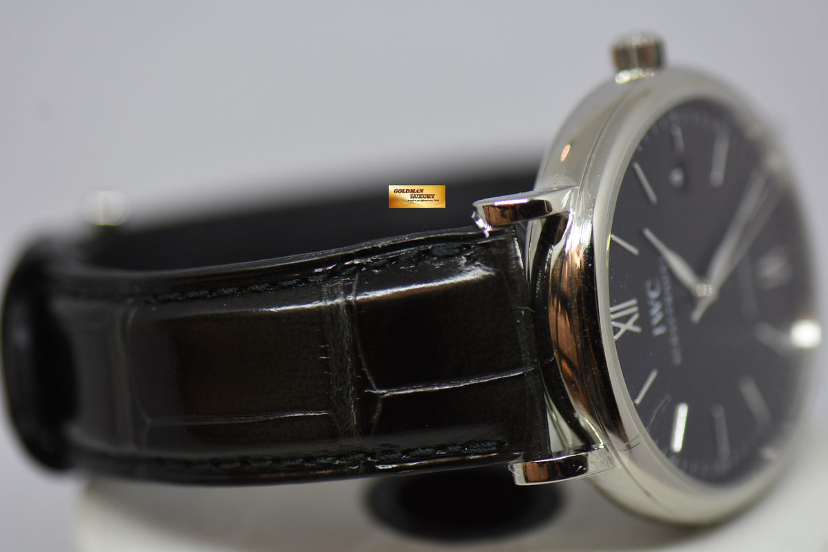 [SOLD] IWC PORTOFINO 39mm BLACK AUTOMATIC IW3565-02 (NEW-UNWORN)