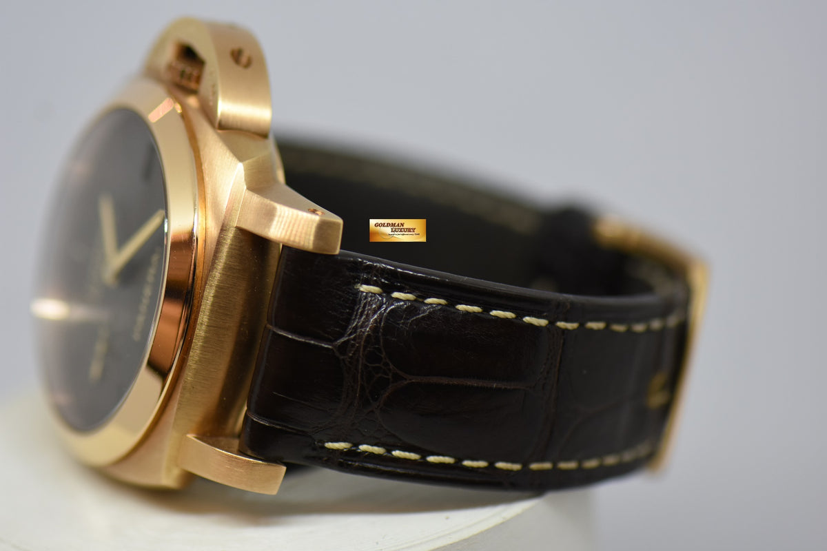 [SOLD] PANERAI LUMINOR MARINA 1950 42mm ROSE GOLD AUTOMATIC PAM 393 (MINT)