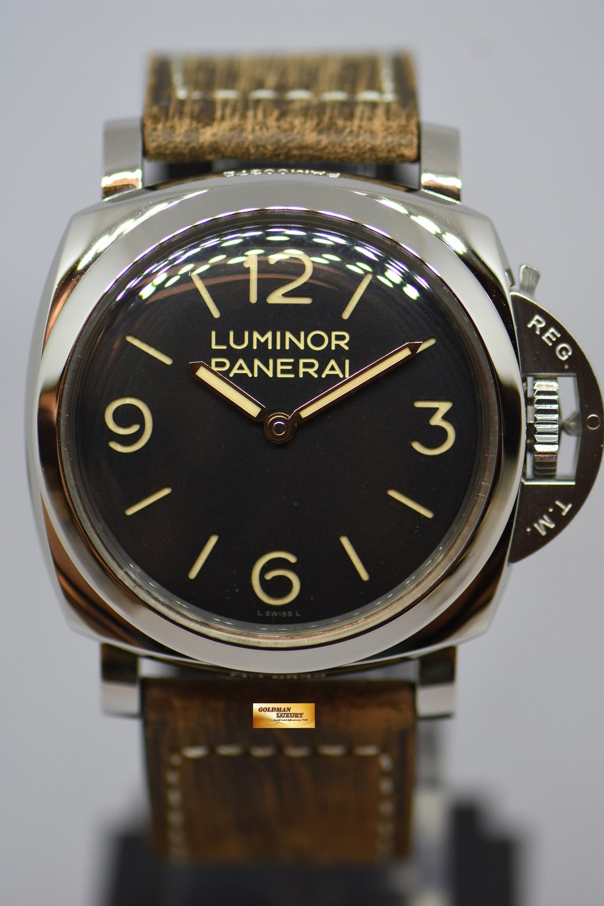 [SOLD] PANERAI LUMINOR 1950 47mm 3 DAYS POWER RESERVE MANUAL WINDING PAM 372 (MINT)