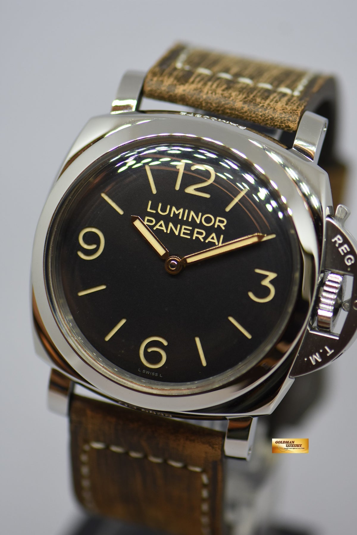 [SOLD] PANERAI LUMINOR 1950 47mm 3 DAYS POWER RESERVE MANUAL WINDING PAM 372 (MINT)