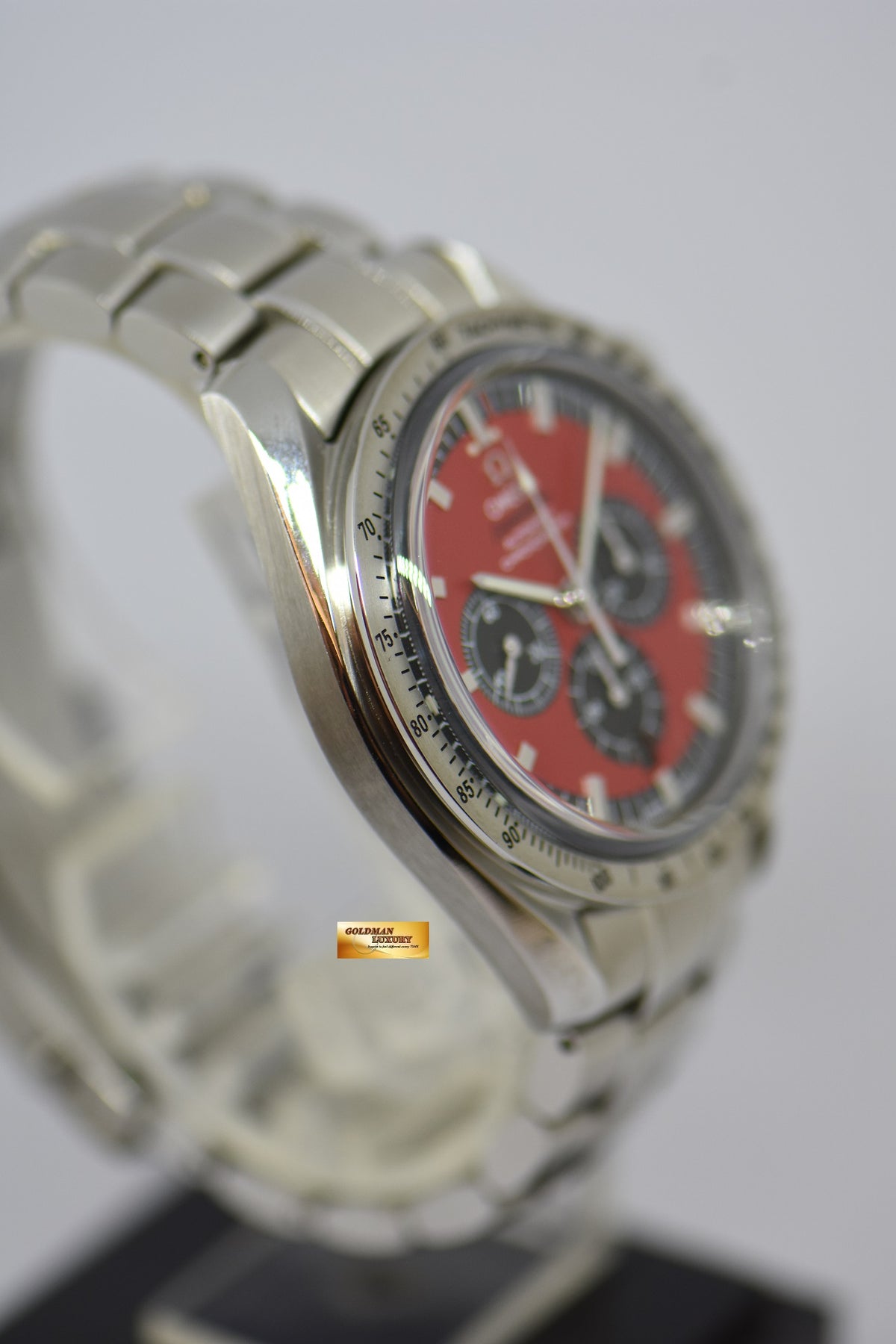 [SOLD] OMEGA SPEEDMASTER CHRONOGRAPH “MICHAEL SCHUMACHER” THE LEGEND COLLECTION RED DIAL 3506.61.00 AUTOMATIC (LNIB)