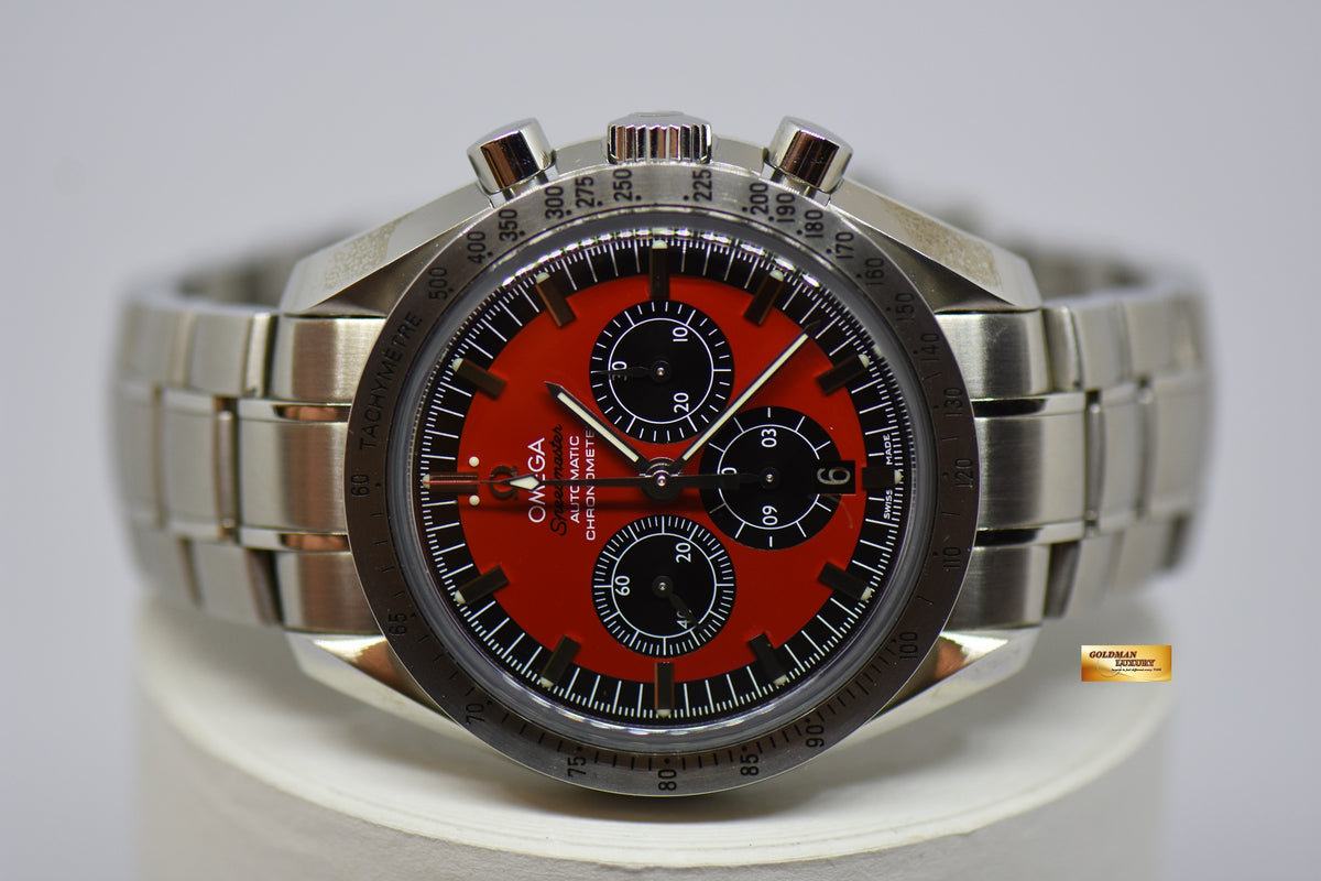 [SOLD] OMEGA SPEEDMASTER CHRONOGRAPH “MICHAEL SCHUMACHER” THE LEGEND COLLECTION RED DIAL 3506.61.00 AUTOMATIC (LNIB)