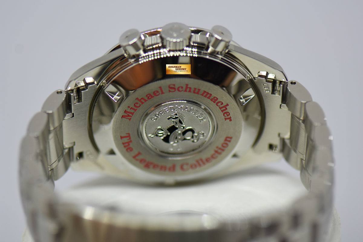 [SOLD] OMEGA SPEEDMASTER CHRONOGRAPH “MICHAEL SCHUMACHER” THE LEGEND COLLECTION RED DIAL 3506.61.00 AUTOMATIC (LNIB)