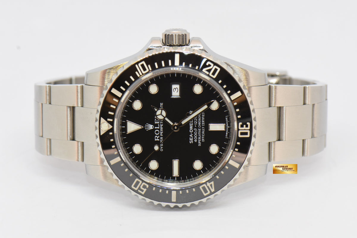 [SOLD] ROLEX OYSTER PERPETUAL SEA-DWELLER 4000  CERAMIC BLACK AUTOMATIC 116600 (MINT)