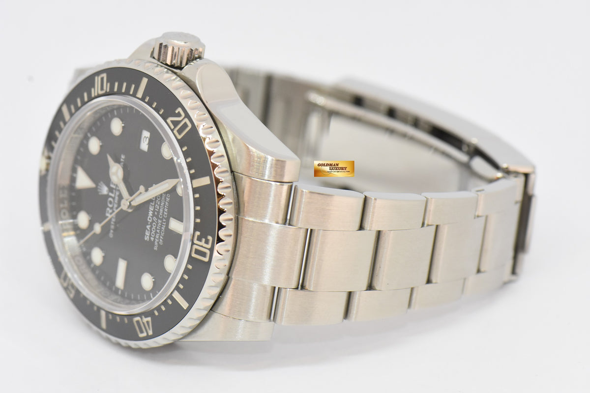 [SOLD] ROLEX OYSTER PERPETUAL SEA-DWELLER 4000  CERAMIC BLACK AUTOMATIC 116600 (MINT)