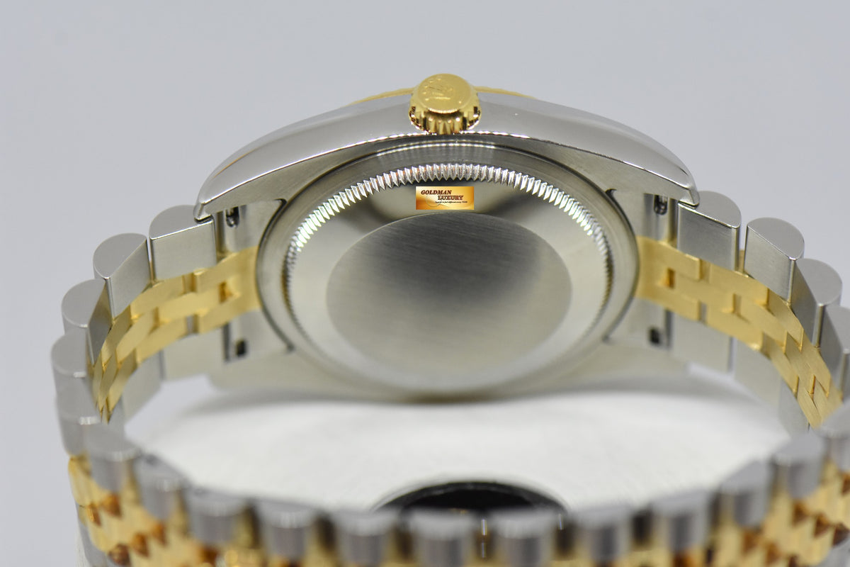 [SOLD] ROLEX OYSTER PERPETUAL DATEJUST 36 HALF-GOLD IN JUBILEE GOLD DIAL 116233 (MINT)