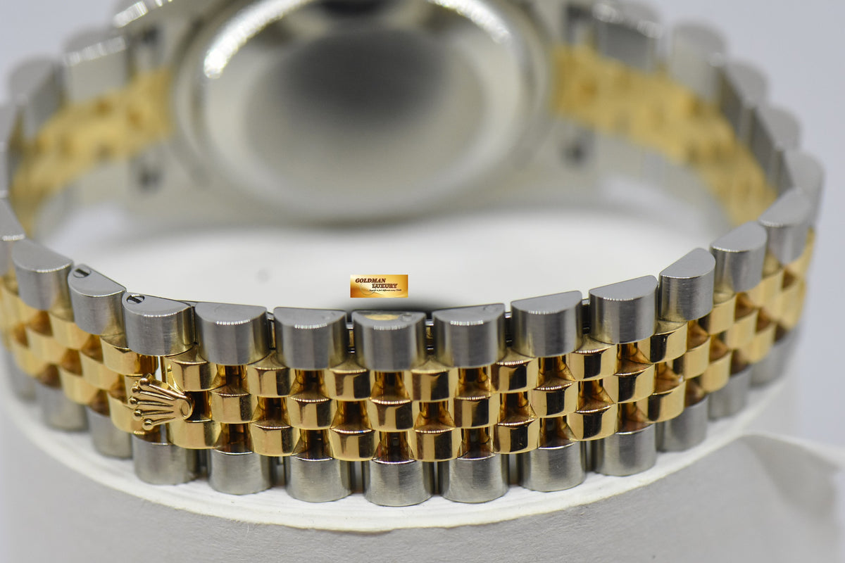 [SOLD] ROLEX OYSTER PERPETUAL DATEJUST 36 HALF-GOLD IN JUBILEE GOLD DIAL 116233 (MINT)