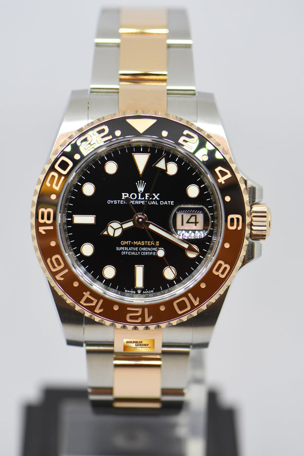 [SOLD] ROLEX OYSTER PERPETUAL GMT-MASTER II “ROOTBEER” CERAMIC HALF-ROSEGOLD AUTOMATIC 126711CHNR (LNIB)