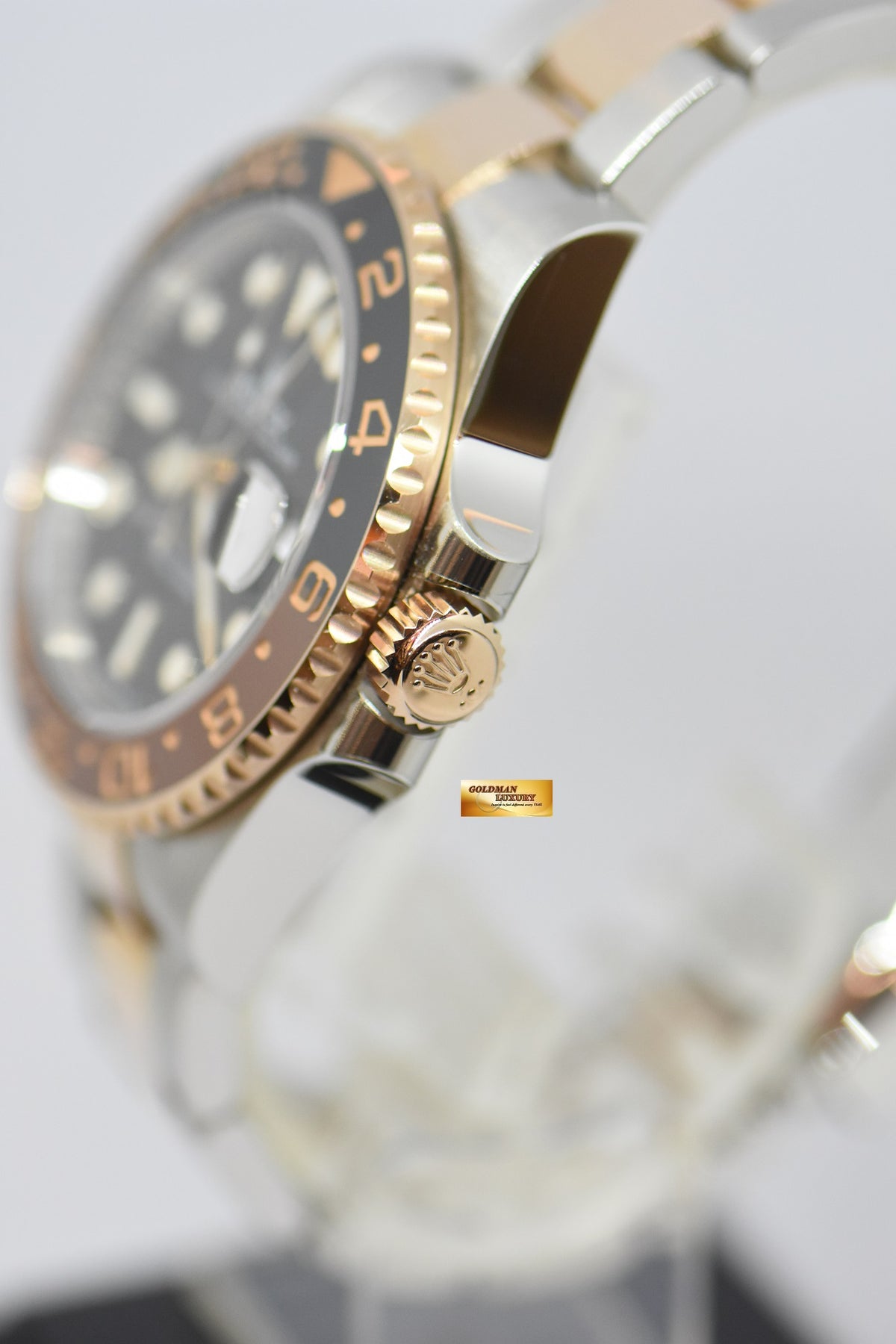 [SOLD] ROLEX OYSTER PERPETUAL GMT-MASTER II “ROOTBEER” CERAMIC HALF-ROSEGOLD AUTOMATIC 126711CHNR (LNIB)
