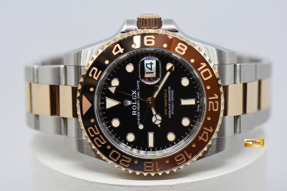 [SOLD] ROLEX OYSTER PERPETUAL GMT-MASTER II “ROOTBEER” CERAMIC HALF-ROSEGOLD AUTOMATIC 126711CHNR (LNIB)