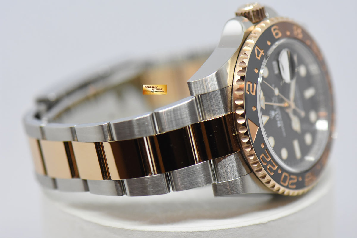 [SOLD] ROLEX OYSTER PERPETUAL GMT-MASTER II “ROOTBEER” CERAMIC HALF-ROSEGOLD AUTOMATIC 126711CHNR (LNIB)