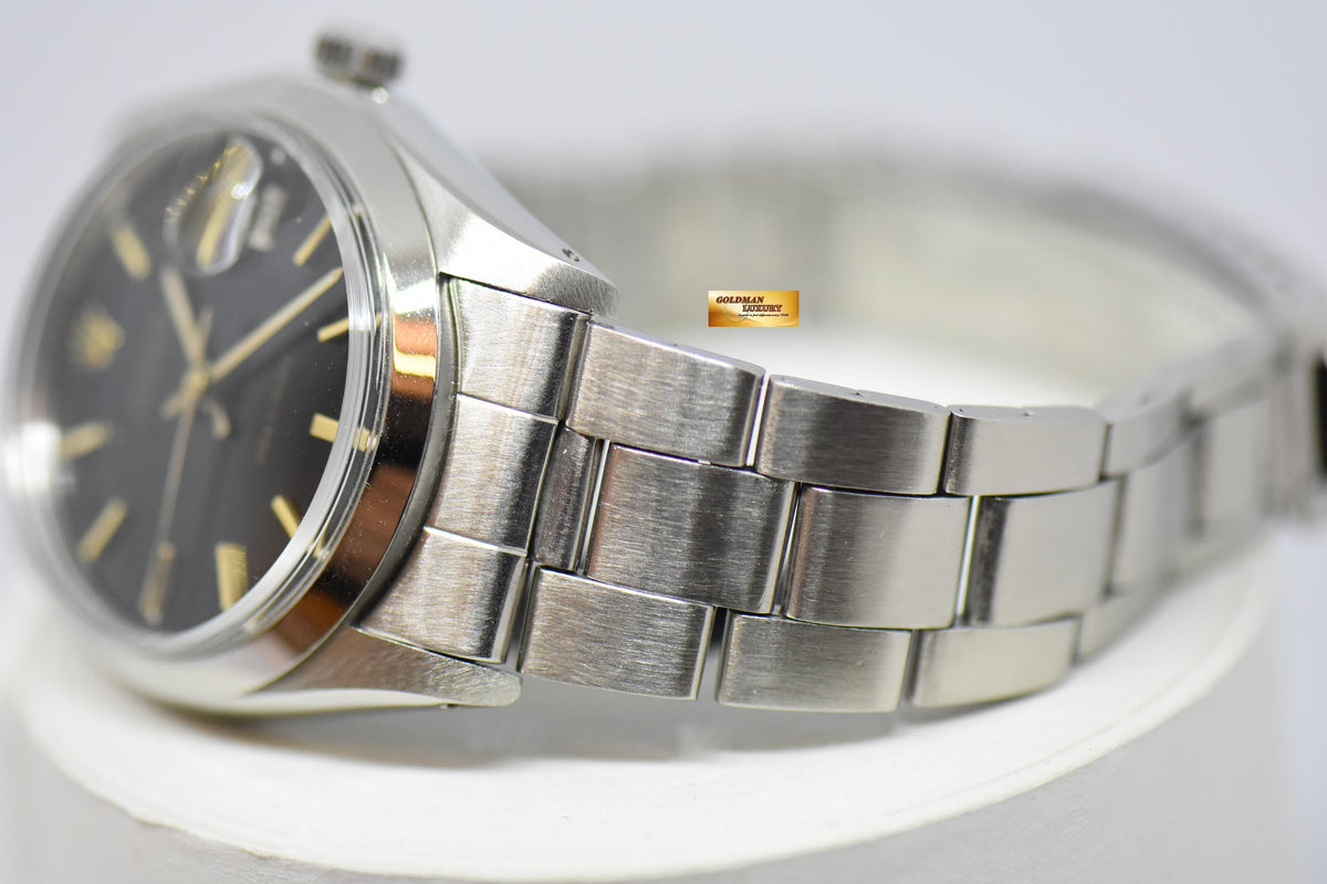 [SOLD] ROLEX OYSTERDATE PRECISION 34mm BLACK MANUAL 6694 (VINTAGE)