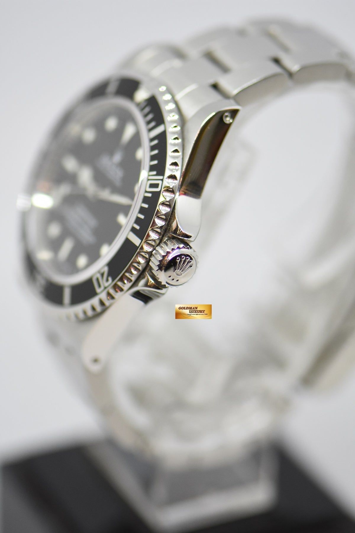[SOLD] ROLEX OYSTER PERPETUAL SUBMARINER NO-DATE 4 LINERS 40mm BLACK 14060M (CHAPTERING) (MINT)
