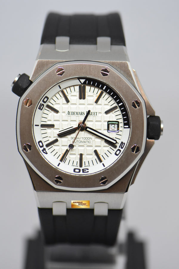 [SOLD] AUDEMARS PIGUET ROYAL OAK OFFSHORE DIVER 42mm WHITE AUTOMATIC 15710ST (MINT)