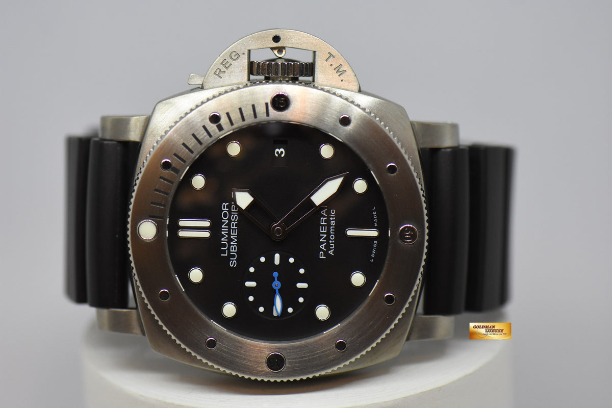 [SOLD] PANERAI LUMINOR SUBMERSIBLE TITANIUM 47mm P.9010 AUTOMATIC PAM 1305 (MINT)