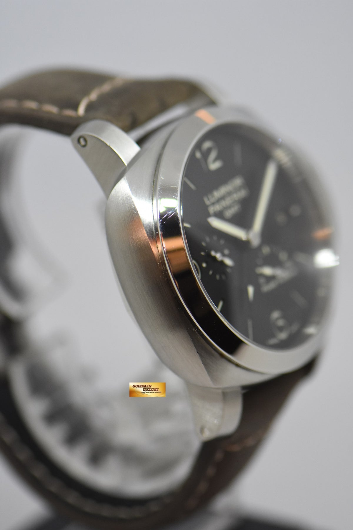 [SOLD] PANERAI LUMINOR 1950 GMT POWER RESERVE 44mm P.9000 AUTOMATIC PAM 321 (MINT)