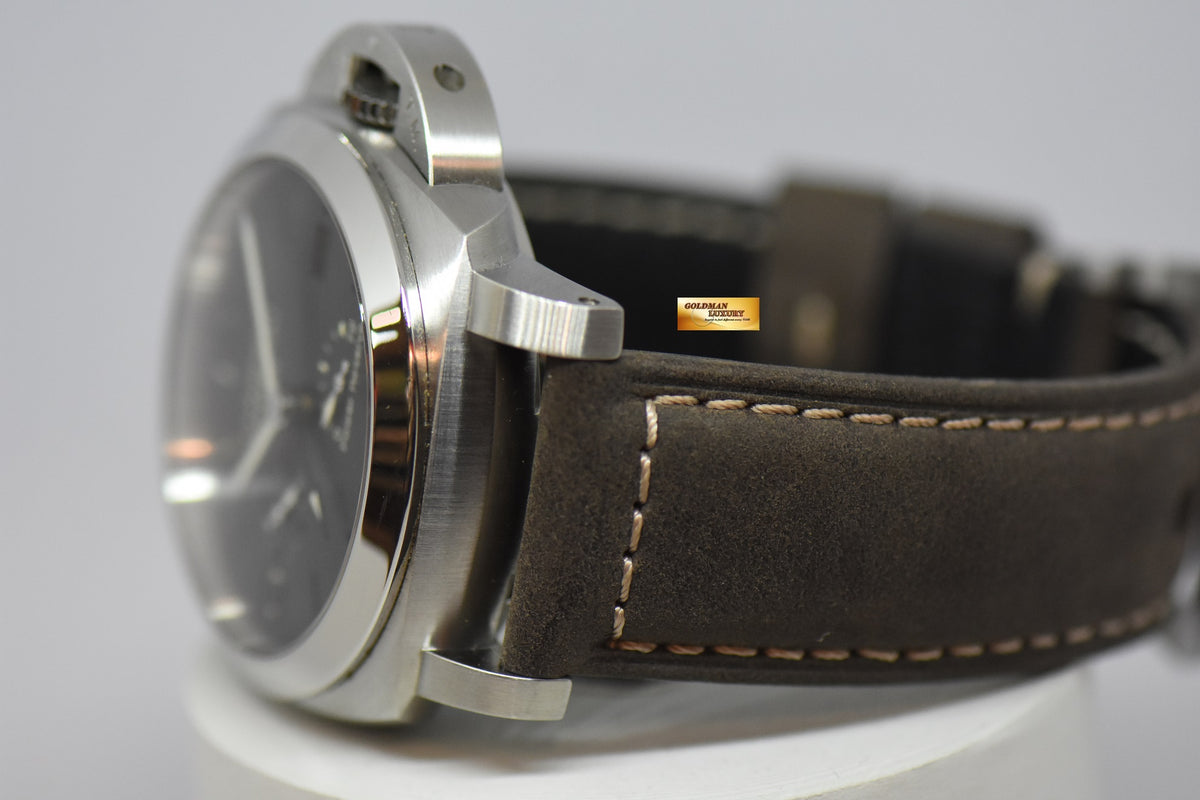 [SOLD] PANERAI LUMINOR 1950 GMT POWER RESERVE 44mm P.9000 AUTOMATIC PAM 321 (MINT)