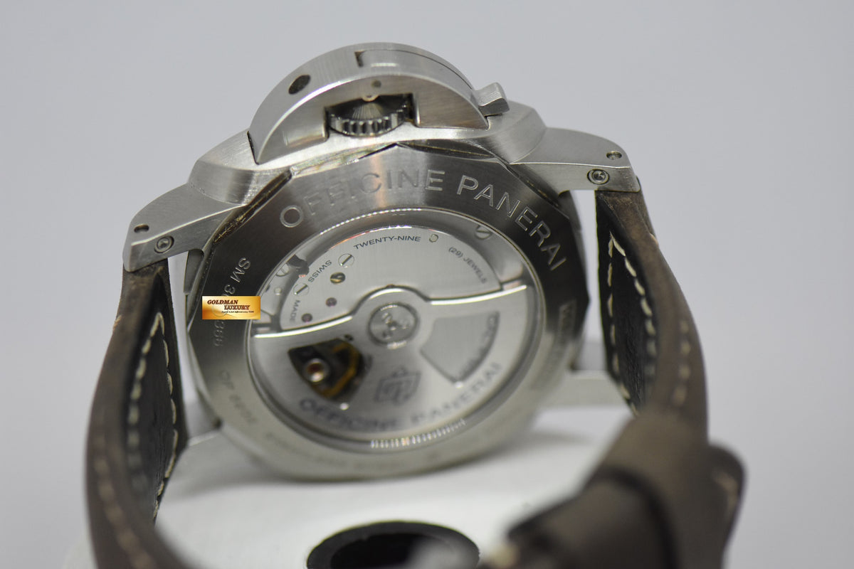 [SOLD] PANERAI LUMINOR 1950 GMT POWER RESERVE 44mm P.9000 AUTOMATIC PAM 321 (MINT)