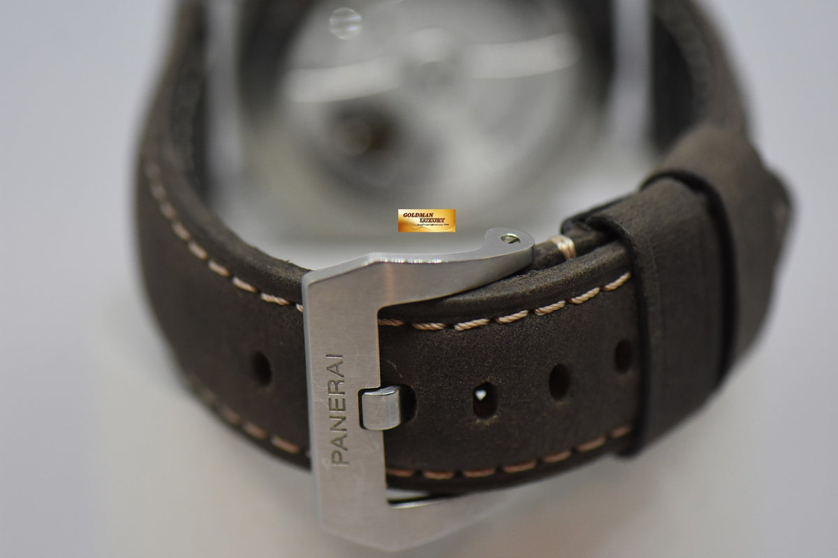 [SOLD] PANERAI LUMINOR 1950 GMT POWER RESERVE 44mm P.9000 AUTOMATIC PAM 321 (MINT)