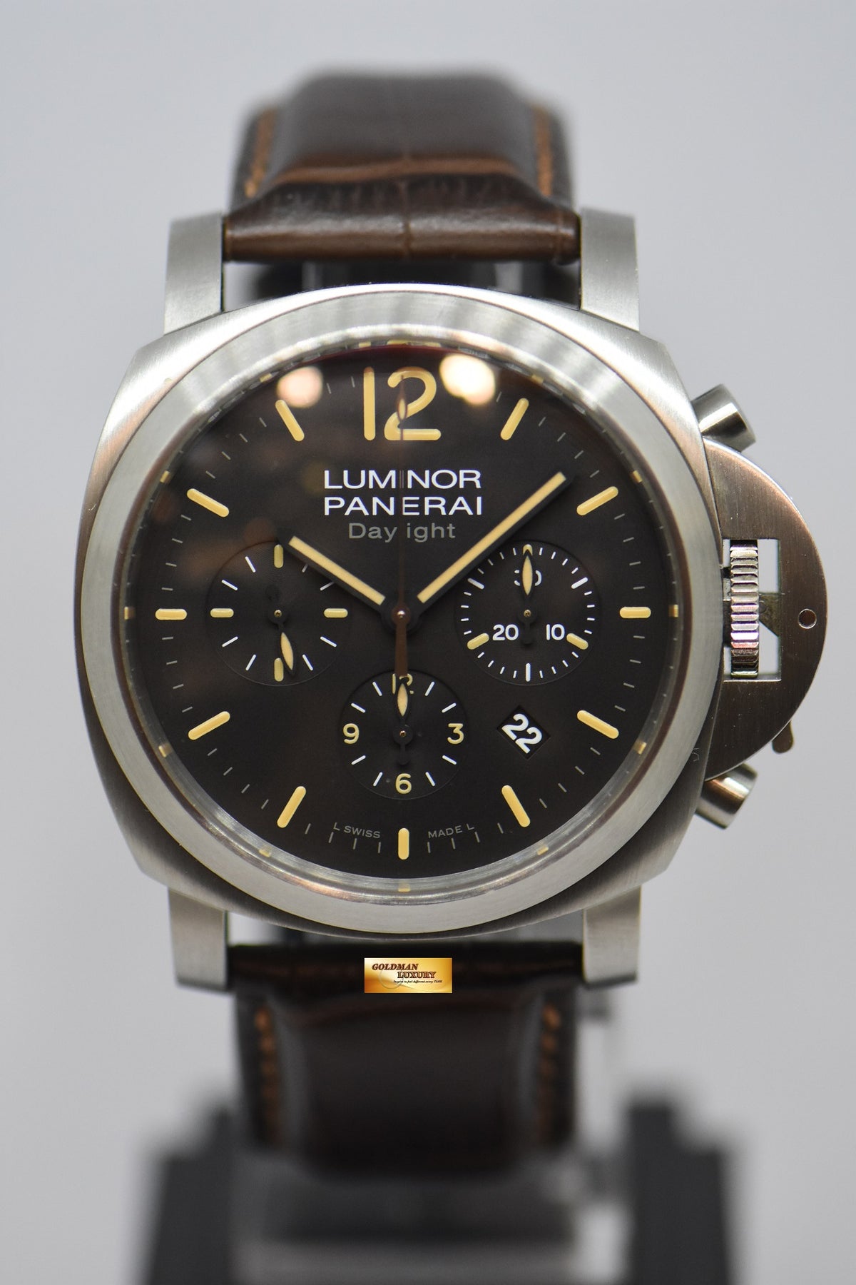 [SOLD] PANERAI LUMINOR DAYLIGHT CHRONOGRAPH 44mm AUTOMATIC PAM 356 (MINT)