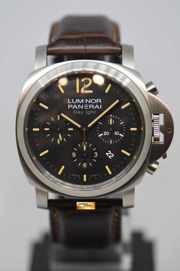 [SOLD] PANERAI LUMINOR DAYLIGHT CHRONOGRAPH 44mm AUTOMATIC PAM 356 (MINT)