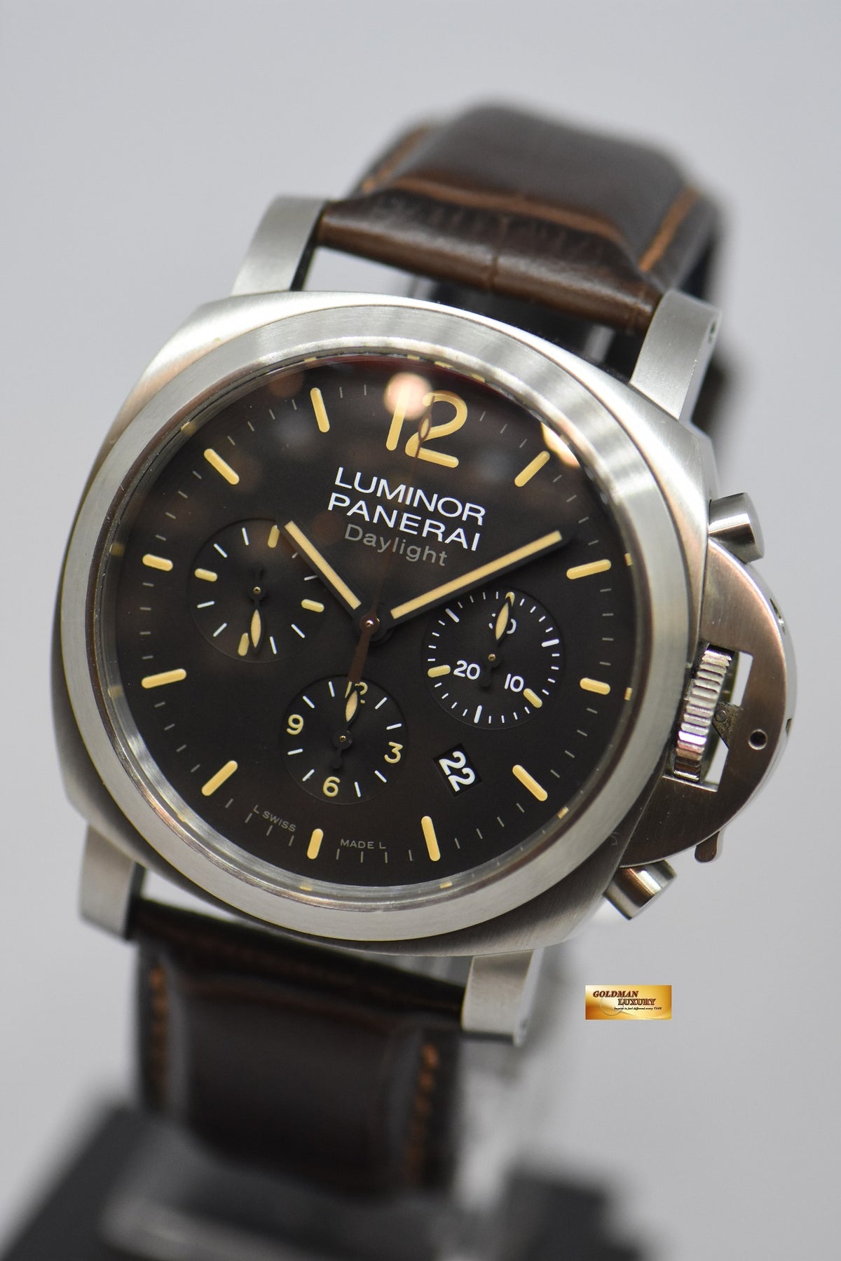 [SOLD] PANERAI LUMINOR DAYLIGHT CHRONOGRAPH 44mm AUTOMATIC PAM 356 (MINT)