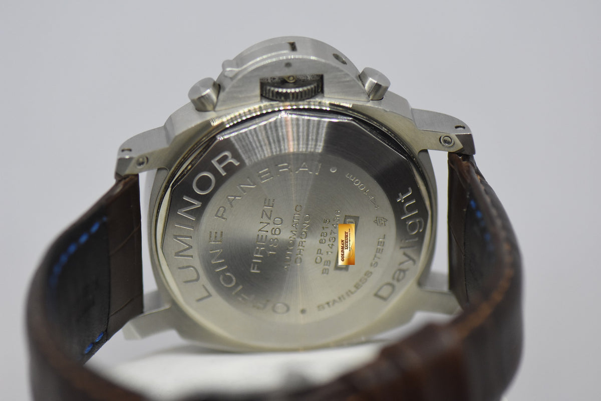 [SOLD] PANERAI LUMINOR DAYLIGHT CHRONOGRAPH 44mm AUTOMATIC PAM 356 (MINT)