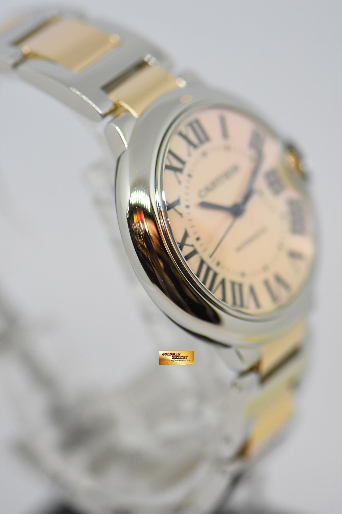 [SOLD] CARTIER BALLON BLEU 36mm MOP DIAL HALF-GOLD AUTOMATIC 3284 (MINT)