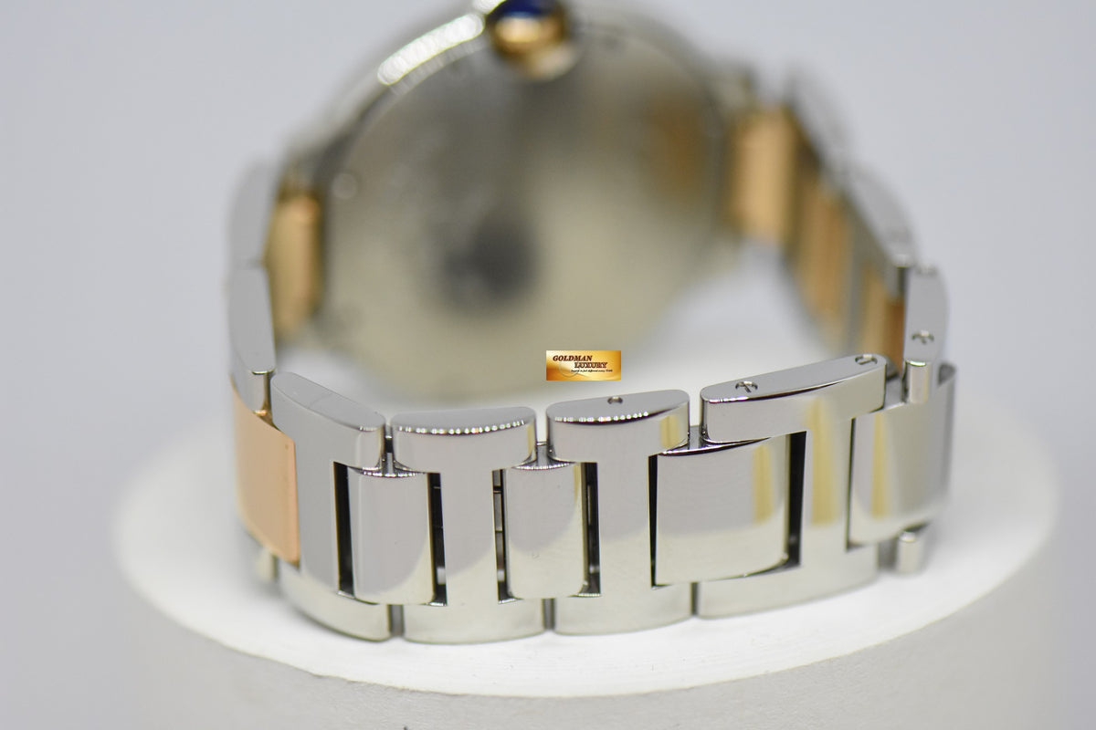 [SOLD] CARTIER BALLON BLEU 36mm MOP DIAL HALF-GOLD AUTOMATIC 3284 (MINT)