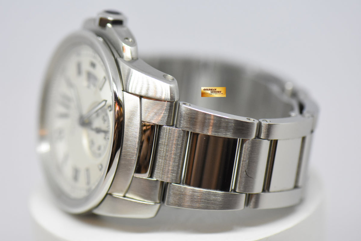 [SOLD] CARTIER De CALIBRE 42mm STEEL IN BRACELET DATE AUTOMATIC W7100015 (MINT)