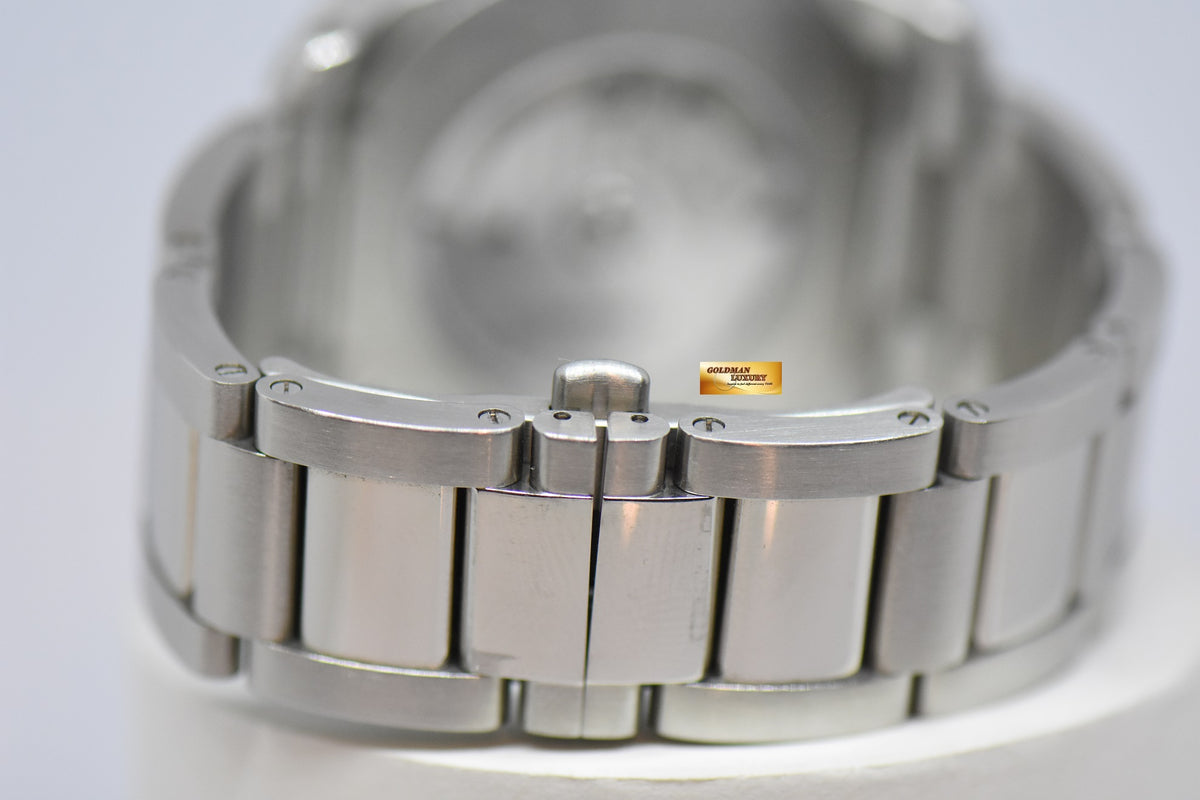 [SOLD] CARTIER De CALIBRE 42mm STEEL IN BRACELET DATE AUTOMATIC W7100015 (MINT)