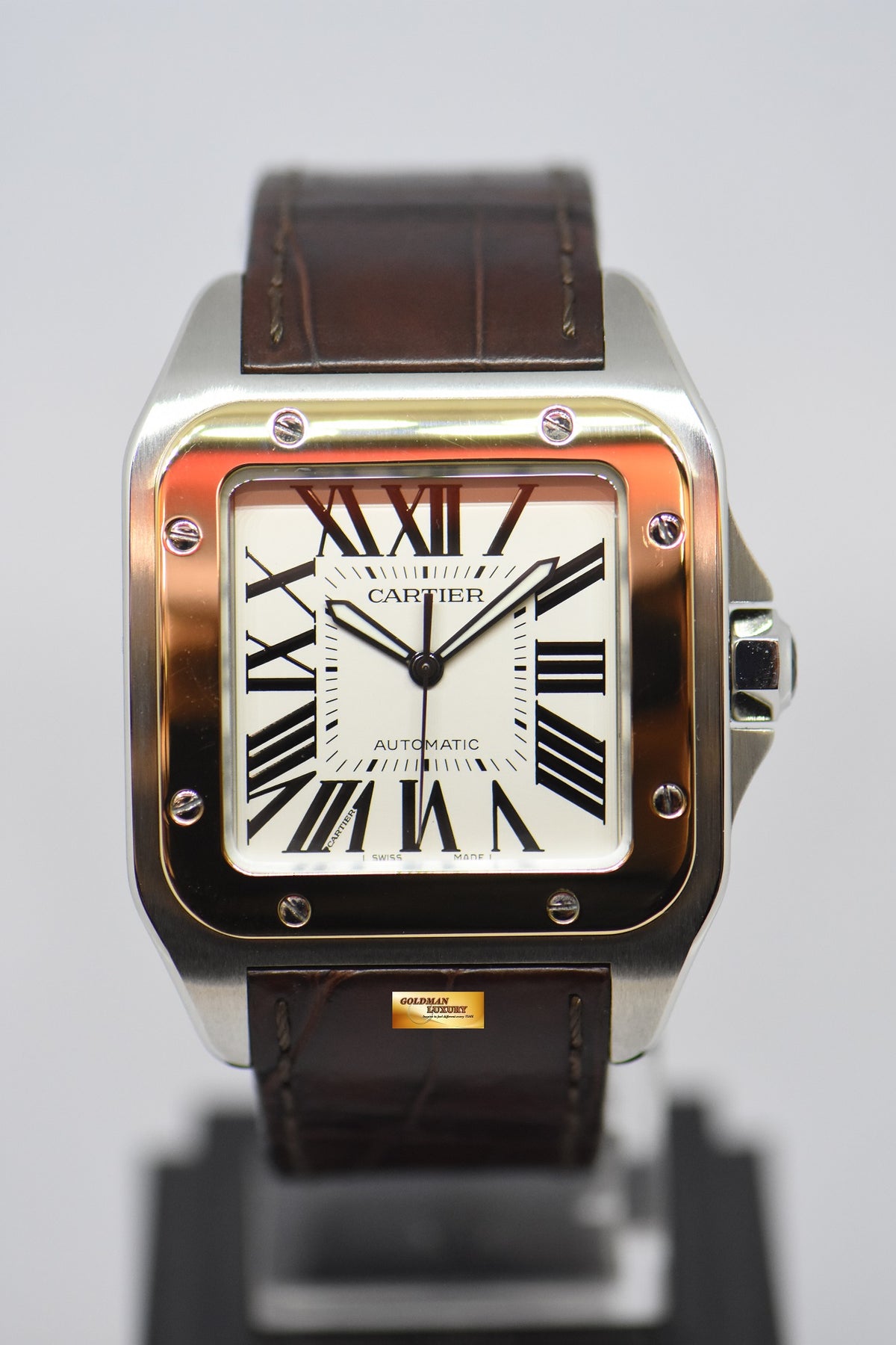 [SOLD] CARTIER SANTOS 100XL HALF GOLD AUTOMATIC 2656 (MINT)