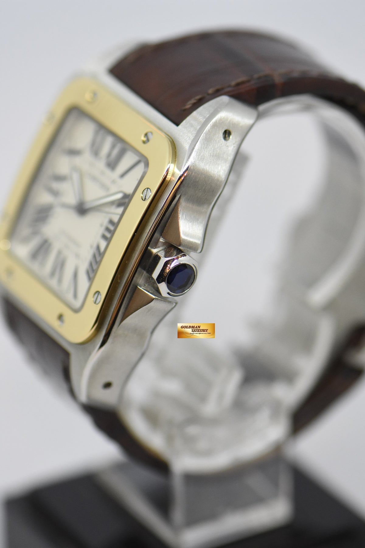 [SOLD] CARTIER SANTOS 100XL HALF GOLD AUTOMATIC 2656 (MINT)