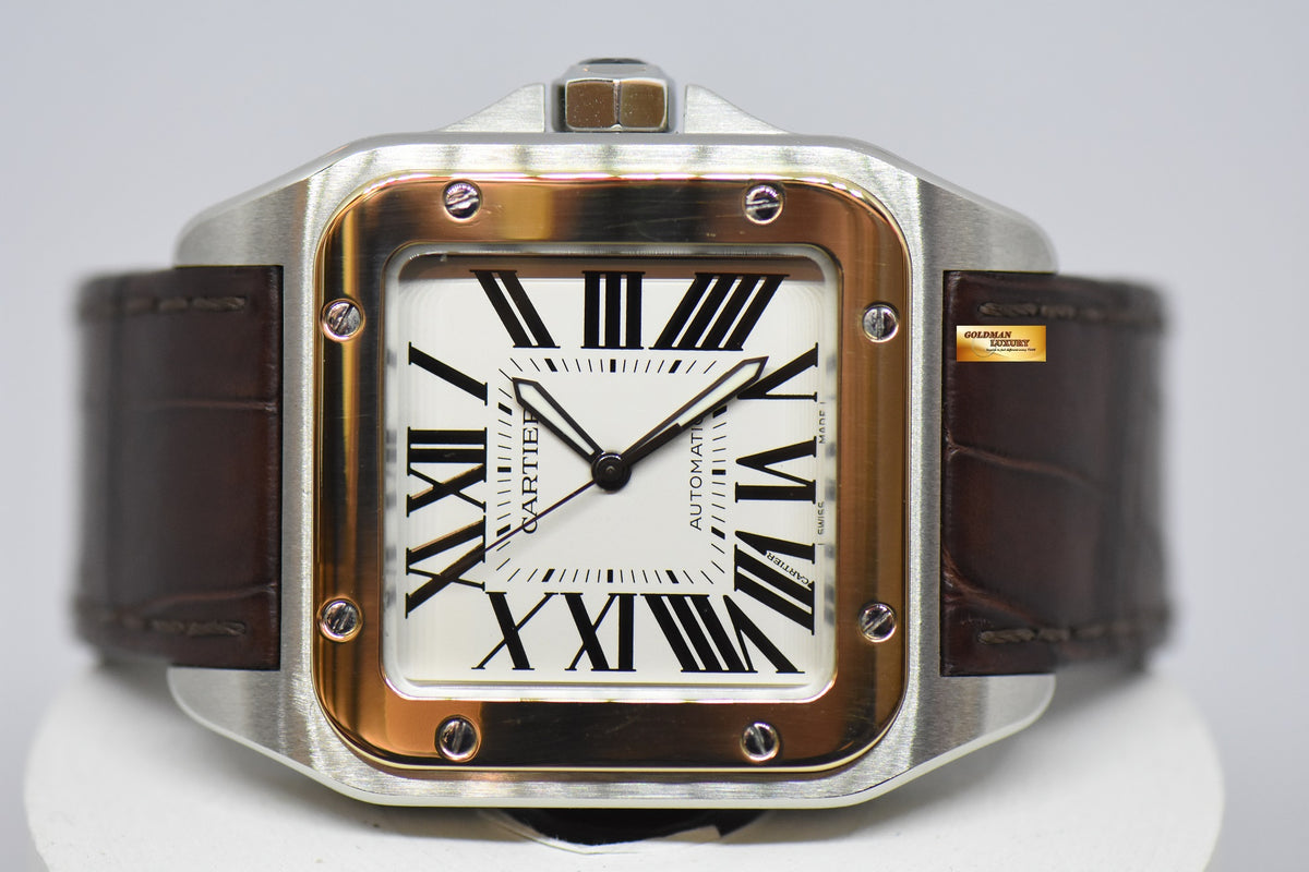 [SOLD] CARTIER SANTOS 100XL HALF GOLD AUTOMATIC 2656 (MINT)