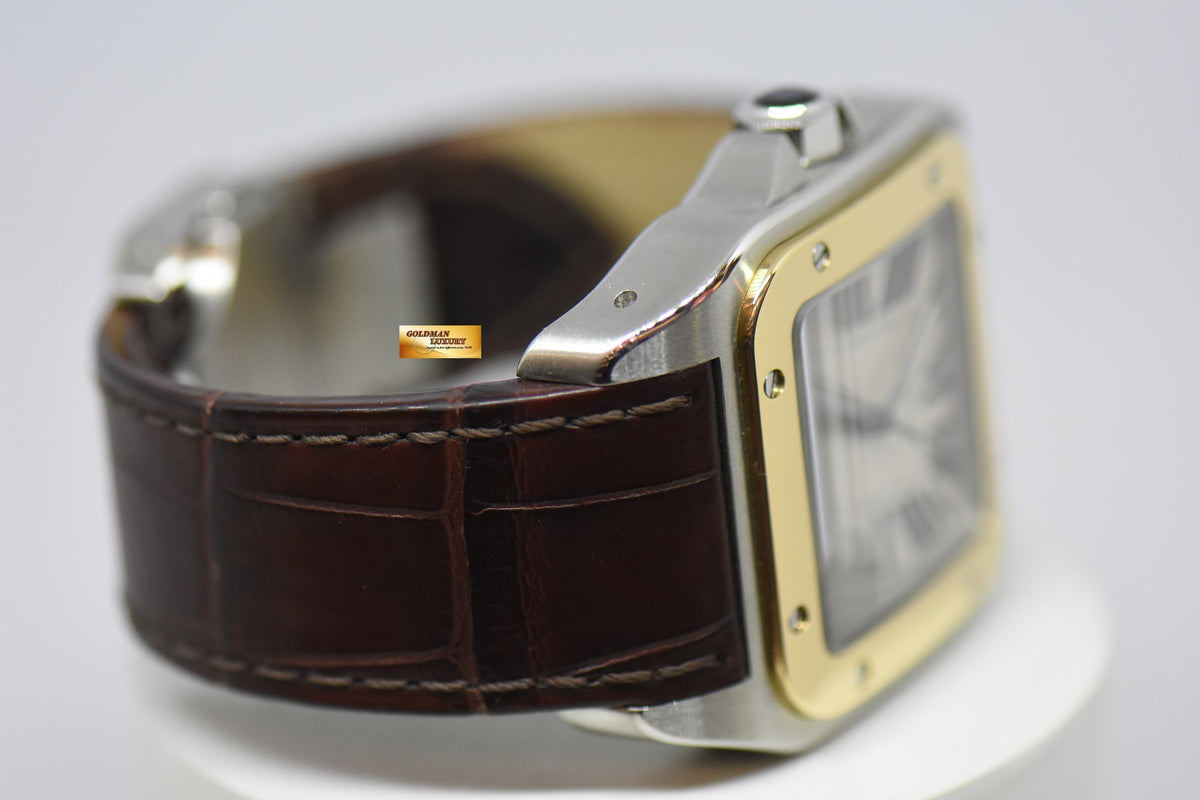 [SOLD] CARTIER SANTOS 100XL HALF GOLD AUTOMATIC 2656 (MINT)