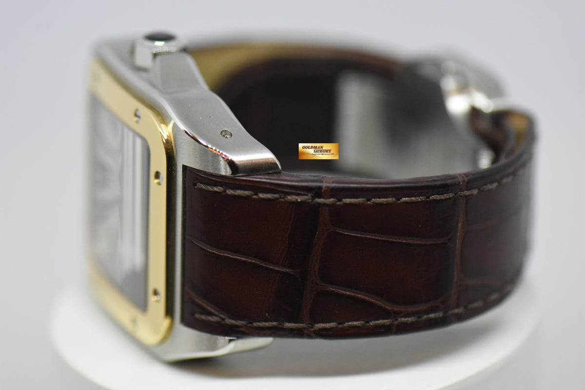 [SOLD] CARTIER SANTOS 100XL HALF GOLD AUTOMATIC 2656 (MINT)