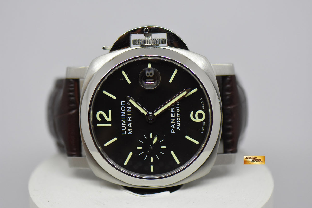 [SOLD] PANERAI LUMINOR MARINA 40mm BLACK PAM 48 AUTOMATIC (MINT)