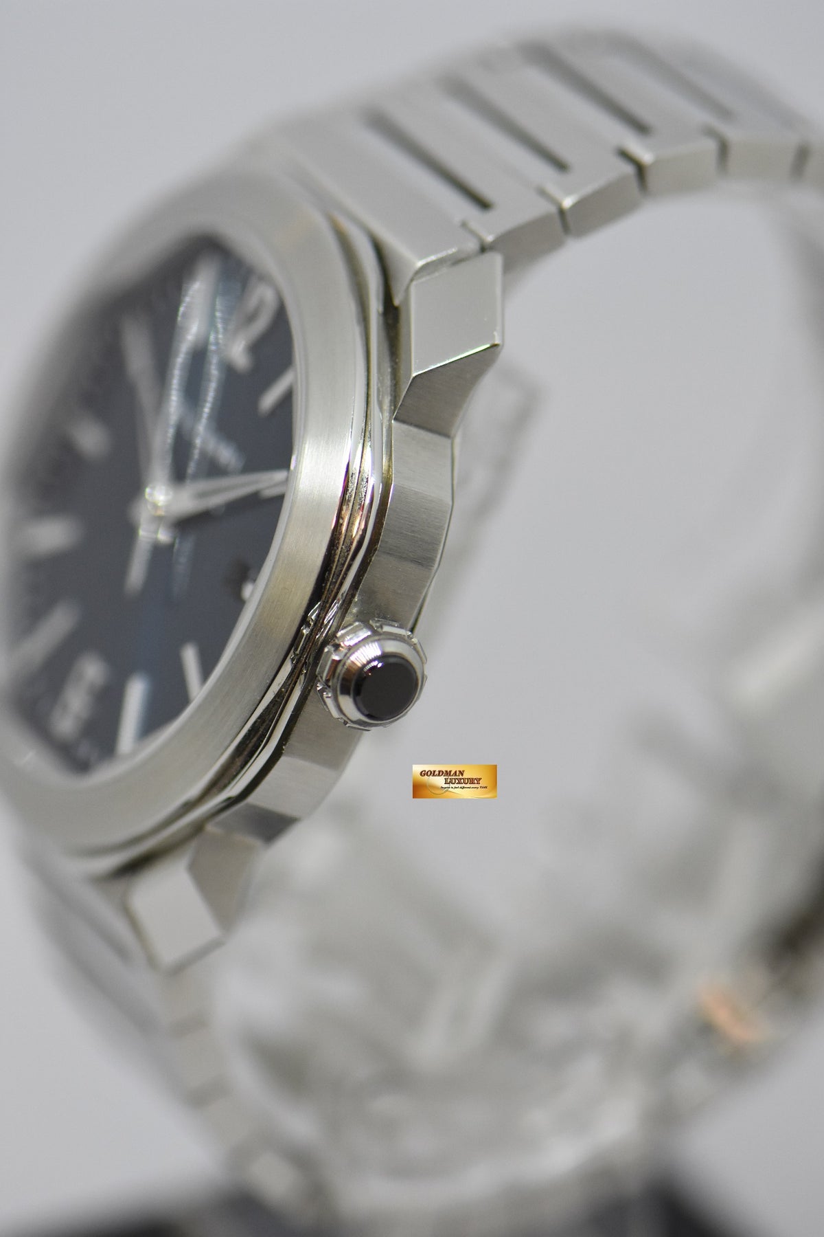 [SOLD] BVLGARI OCTO ROMA STEEL IN BRACELET 41mm BLUE AUTOMATIC OC 41S (MINT)