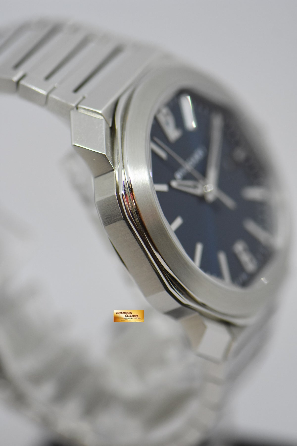 [SOLD] BVLGARI OCTO ROMA STEEL IN BRACELET 41mm BLUE AUTOMATIC OC 41S (MINT)