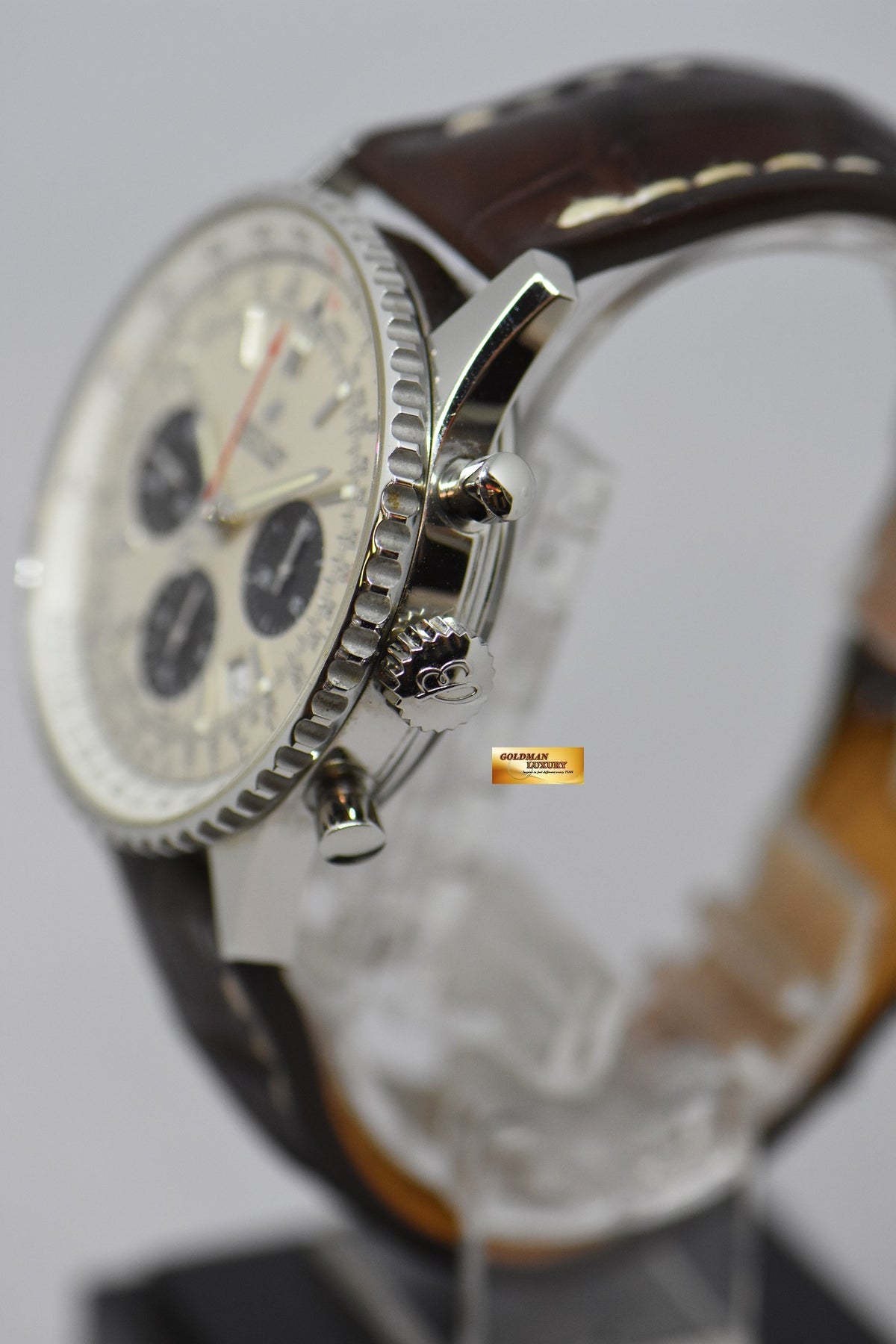 [SOLD] BREITLING NAVITIMER B01 CHRONOGRAPH 43mm AUTOMATIC WHITE AB0121211 (MINT)