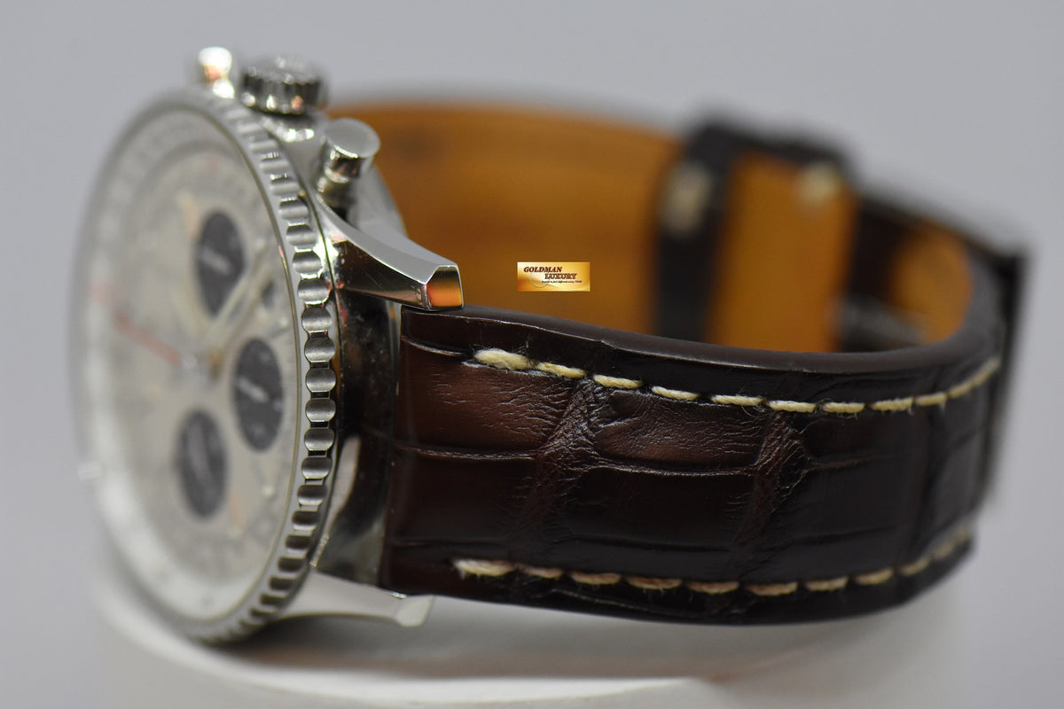 [SOLD] BREITLING NAVITIMER B01 CHRONOGRAPH 43mm AUTOMATIC WHITE AB0121211 (MINT)