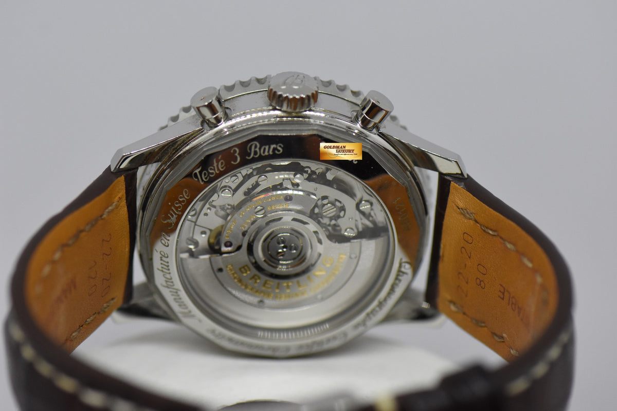 [SOLD] BREITLING NAVITIMER B01 CHRONOGRAPH 43mm AUTOMATIC WHITE AB0121211 (MINT)
