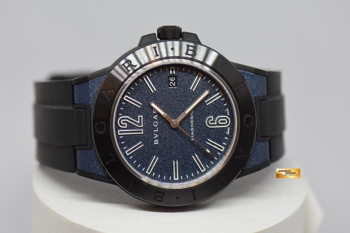 [SOLD] BVLGARI DIAGONO MAGNESIUM 41mm BLUE AUTOMATIC DG 41SMC (MINT)