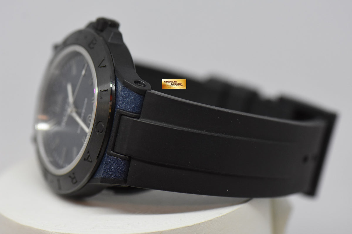 [SOLD] BVLGARI DIAGONO MAGNESIUM 41mm BLUE AUTOMATIC DG 41SMC (MINT)