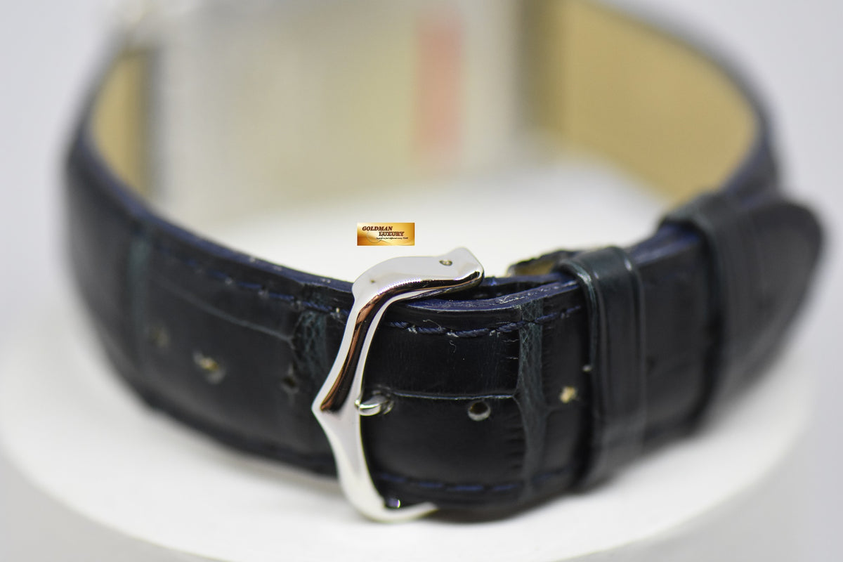 [SOLD] CARTIER TANK AMERICAINE MEN’S 18K WHITE GOLD WHITE ROMAN BLACK NUMERALS AUTOMATIC 1741 (MINT)