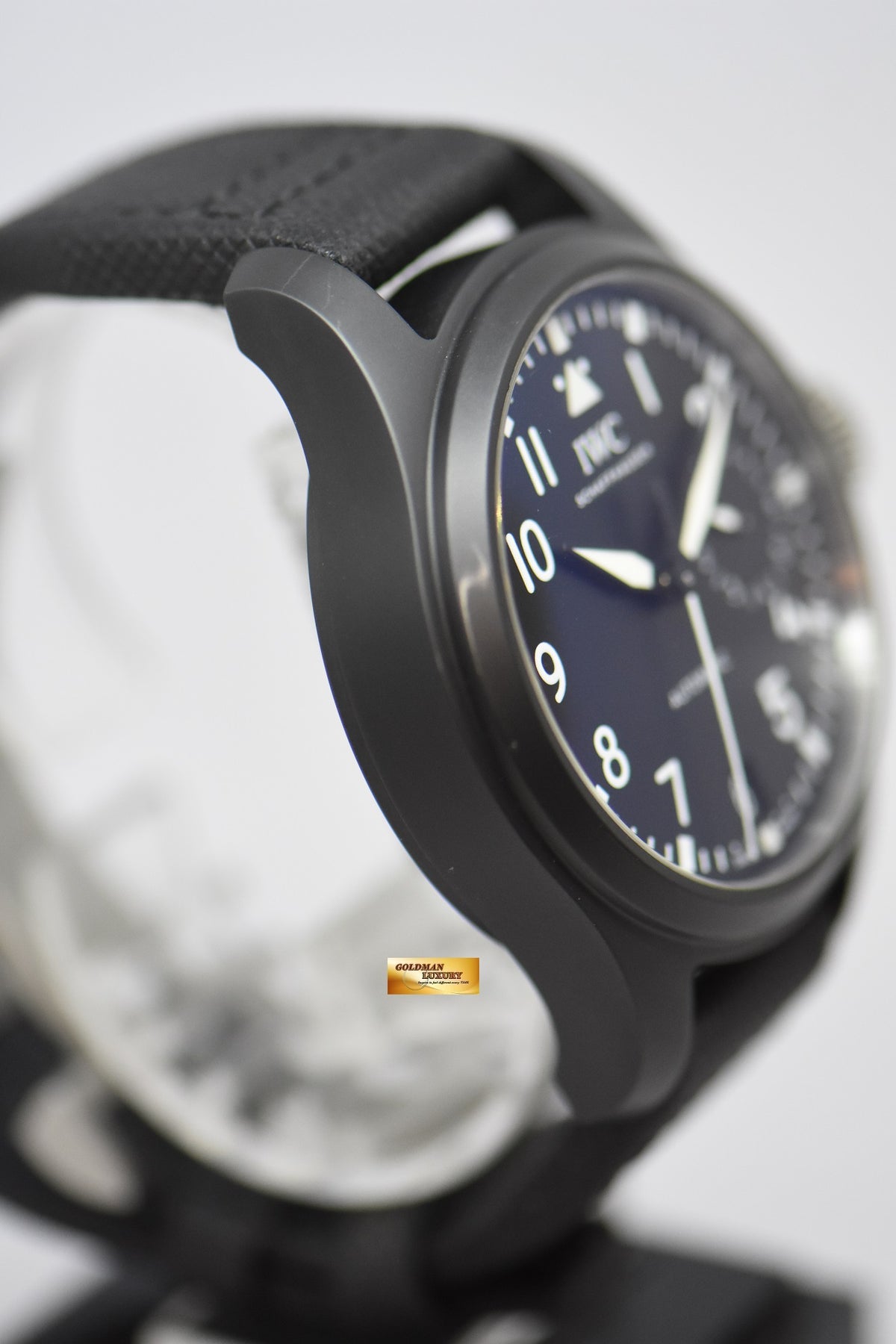 [SOLD] IWC BIG PILOT TOP GUN 46mm CERAMIC BLACK 7 DAYS POWER RESERVE AUTOMATIC IW5020-01 (as it’s condition)