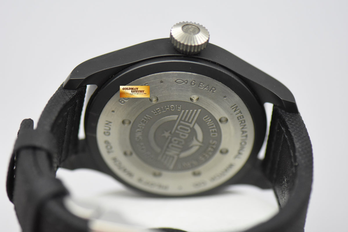 [SOLD] IWC BIG PILOT TOP GUN 46mm CERAMIC BLACK 7 DAYS POWER RESERVE AUTOMATIC IW5020-01 (as it’s condition)