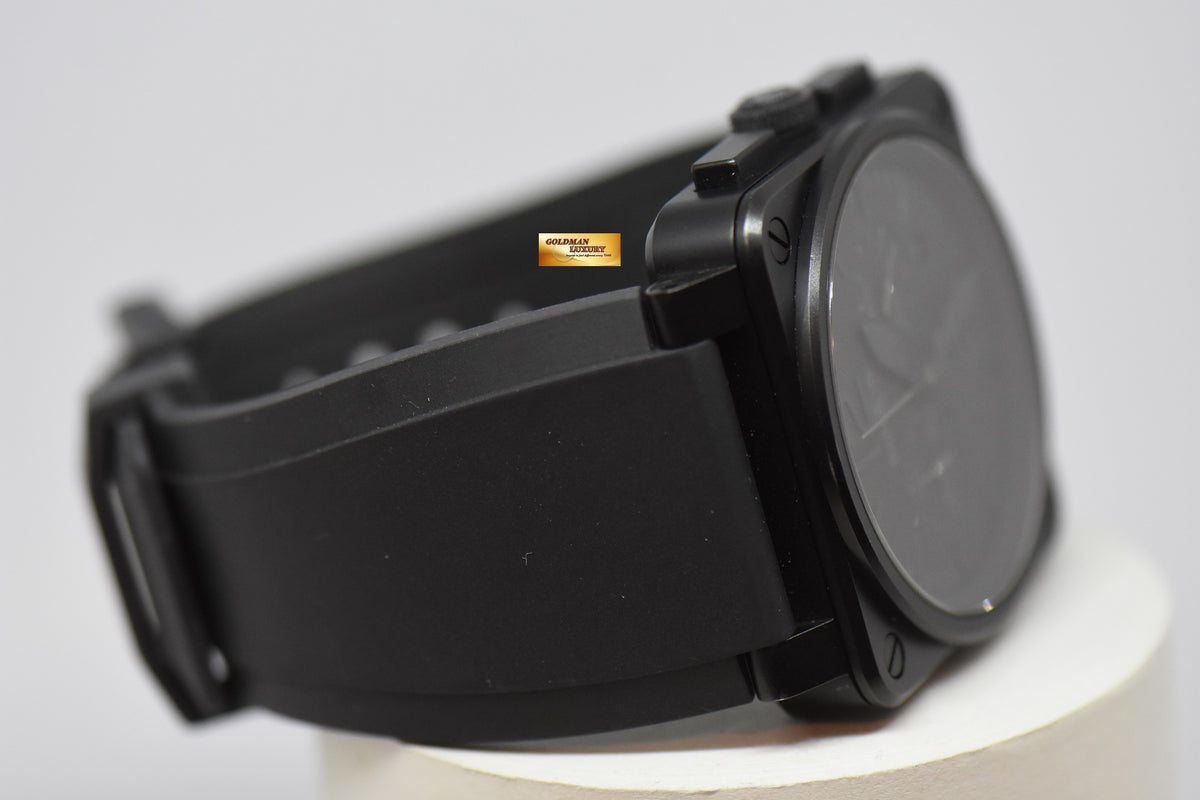 [SOLD] BELL & ROSS AVIATION PVD BLACK 42mm CHRONOGRAPH AUTOMATIC BR03-94 (NEAR MINT)