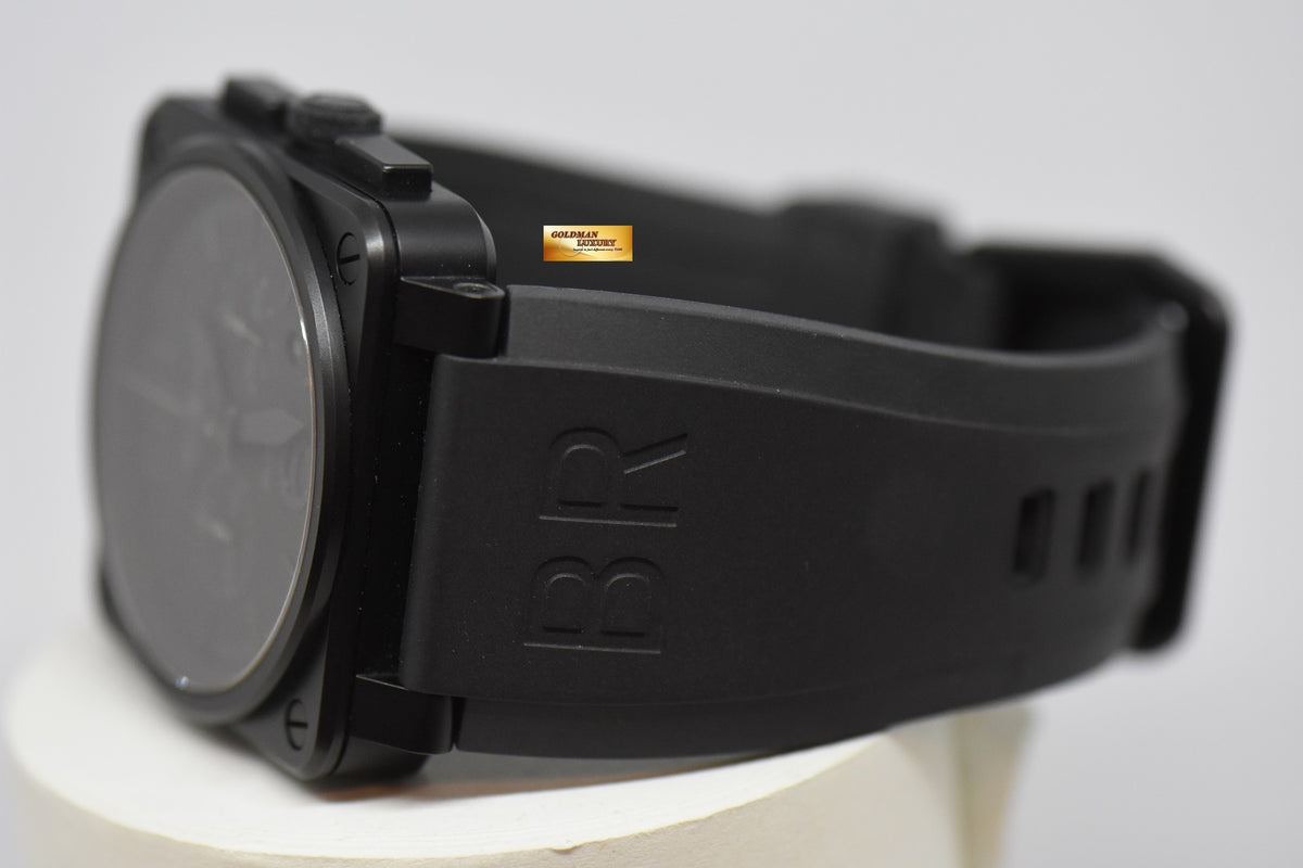 [SOLD] BELL & ROSS AVIATION PVD BLACK 42mm CHRONOGRAPH AUTOMATIC BR03-94 (NEAR MINT)